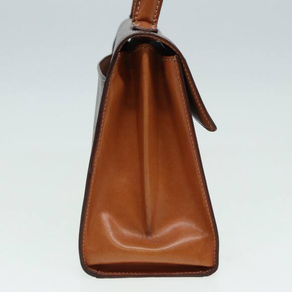 CELINE Macadam Canvas Hand Bag Pvc Leather Brown - Picture 4 of 16